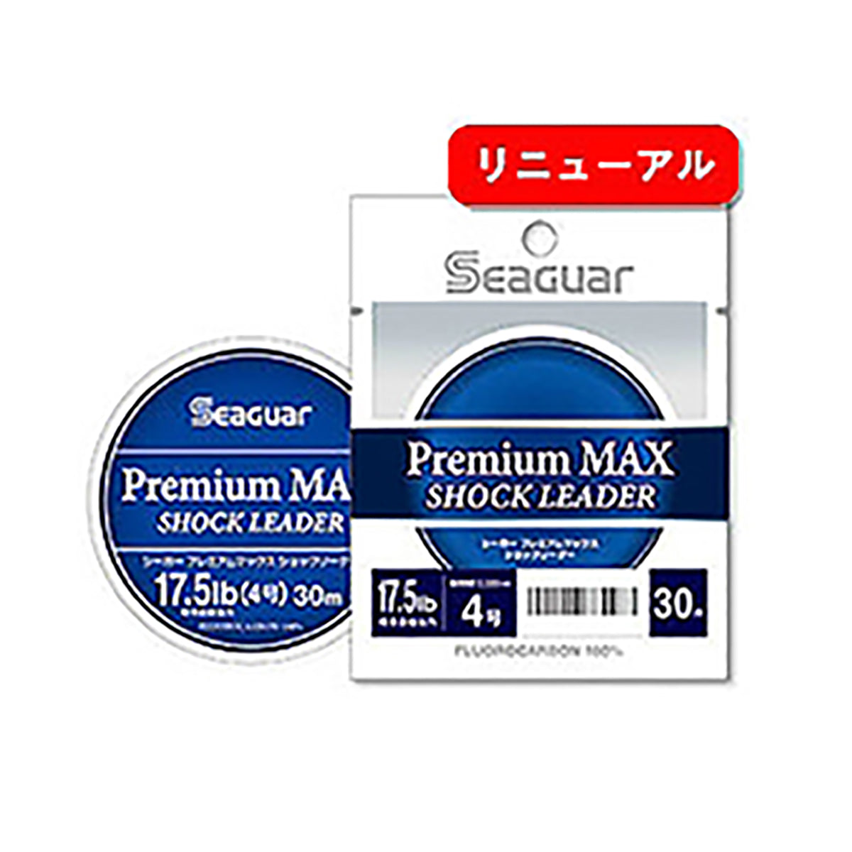 シーガー(Seaguar) プレミアムマックスショックリーダー 20m 8号 34lb [フロロカーボンライン]