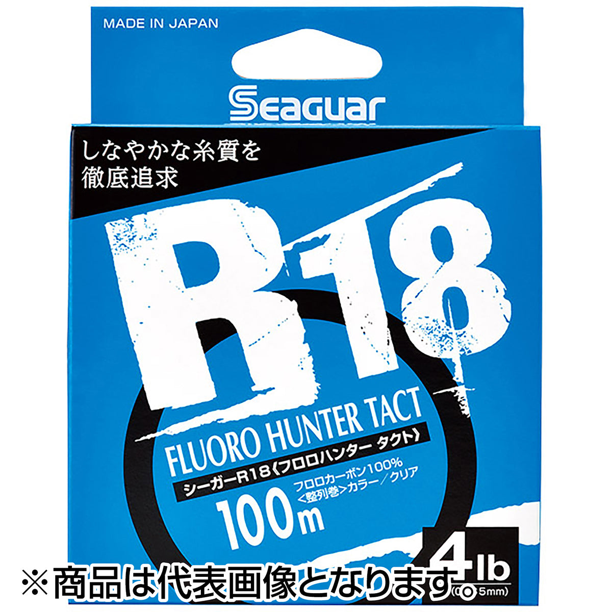 シーガー(Seaguar) シーガー R18 フロロハンターTACT（タクト) 100m 4lb クリア [フロロカーボン]