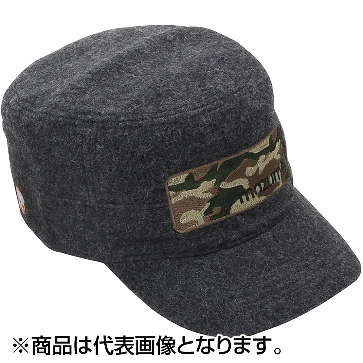 マズメ(mazume) フリースワークキャップ BOXカモ チャコール MZCP-F562