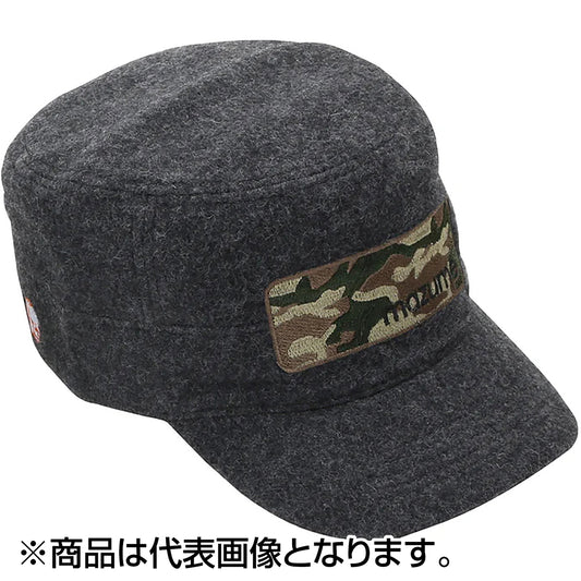 マズメ(mazume) フリースワークキャップ BOXカモ チャコール MZCP-F562