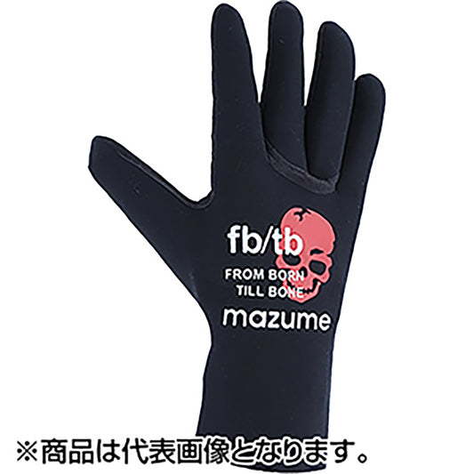 マズメ(mazume) ネオプレーングローブ 650 L ブラック×ホワイト MZGL-F650