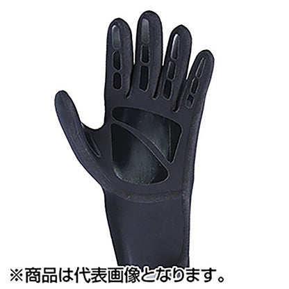 マズメ(mazume) ネオプレーングローブ 650 L ブラック×イエロー MZGL-F650
