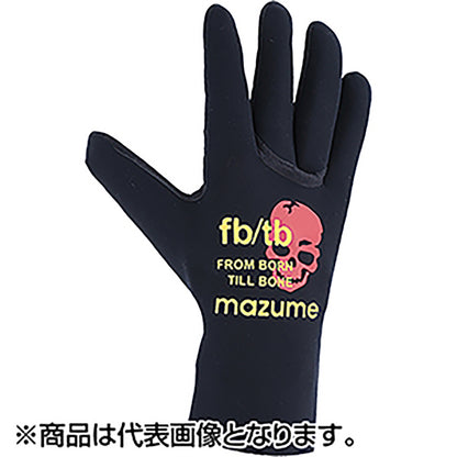 マズメ(mazume) ネオプレーングローブ 650 L ブラック×イエロー MZGL-F650
