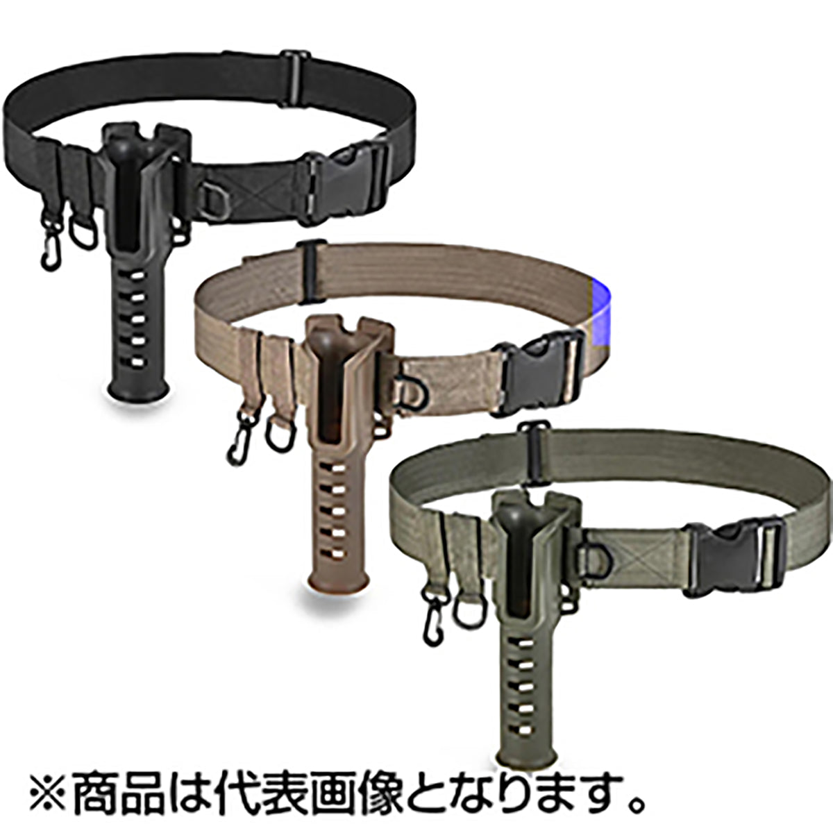 アングル(ANGLE) アキスコ ロッドホルスター ベルト付き ブラウン