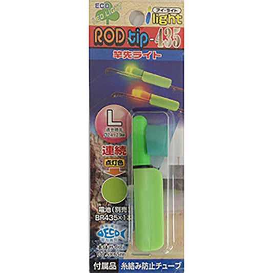 アイエヌジー アイライト-435 ロッドテップ 緑 連続 L