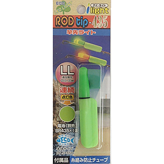 アイエヌジー アイライト-435 ロッドテップ 緑 連続 LL
