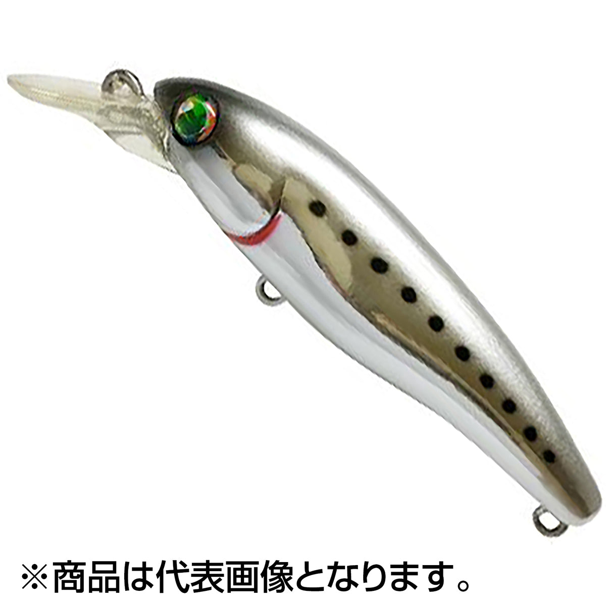 ハルシオンシステム(HAL) 月虫 77 超劇沈 77mm 24g #50 M-SILVER IWS