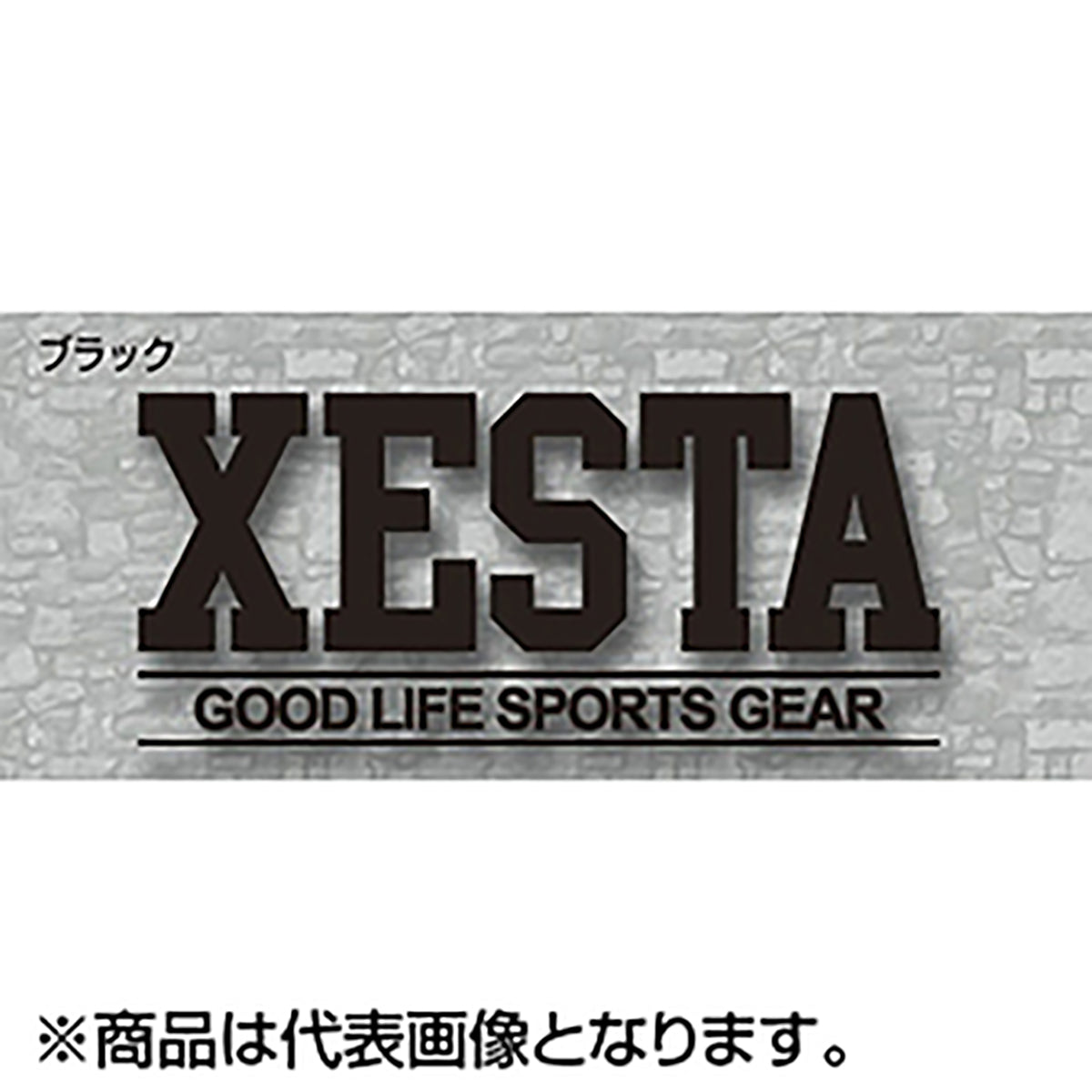 ゼスタ(XESTA) カッティングステッカー(GS/23cm) ブラック