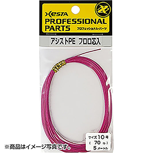 ゼスタ(XESTA) アシストPE フロロ芯入 4m 30号 220lb ピンク