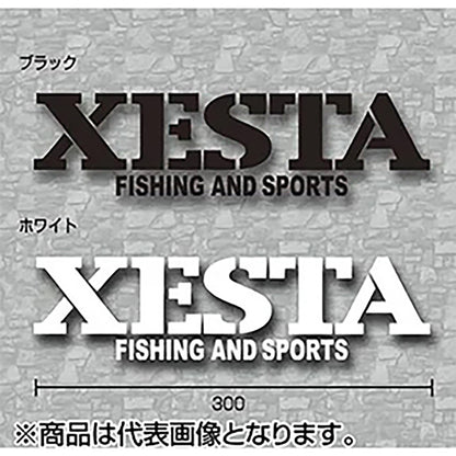 ゼスタ(XESTA) カッティングステッカー(ステンシル/30cm) ブラック