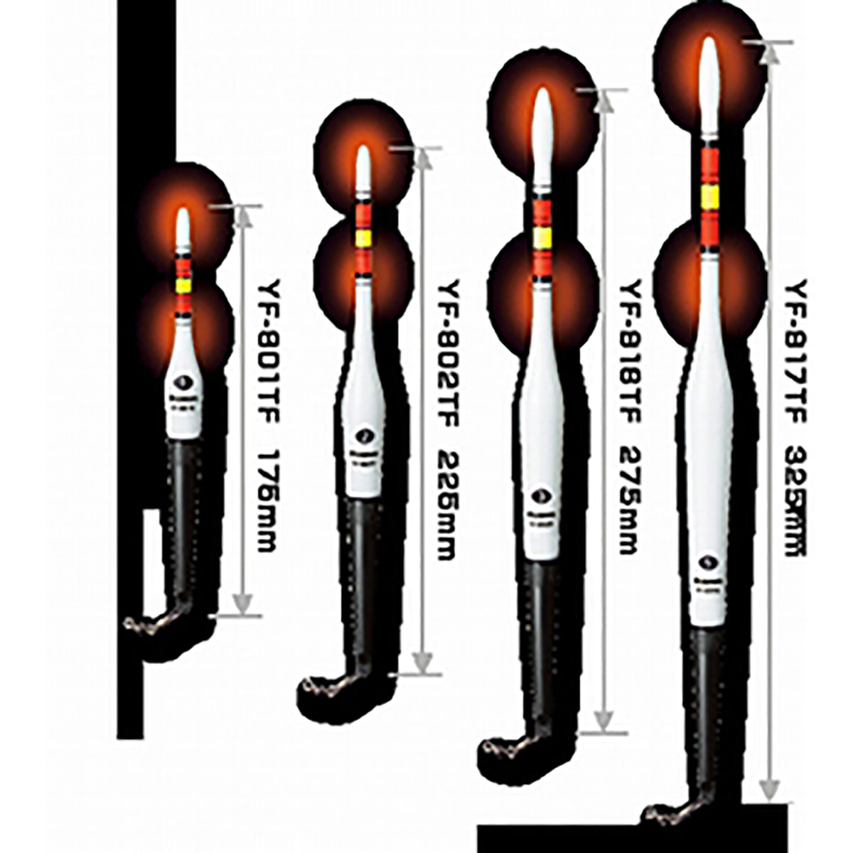 ハピソン(Hapyson) 2点発光高輝度磯ウキ 3号 YF-816TF