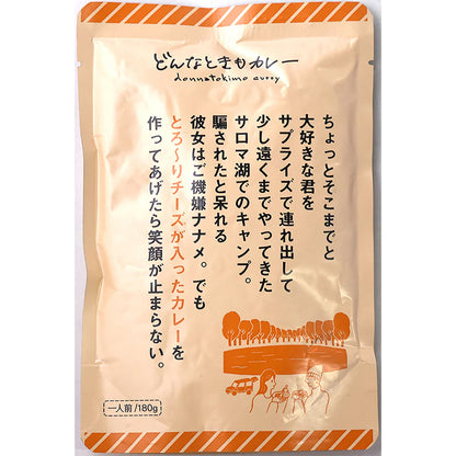 IBIC FOODS(アイビック食品) どんなときもカレー とろ～りチーズが入ったカレー 180g レトルト パウチ 美味しい アウトドア キャンプ 防災
