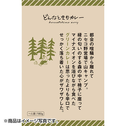 IBIC FOODS(アイビック食品) どんなときもカレー グリーンカレー 180g レトルト パウチ 美味しい アウトドア キャンプ 防災