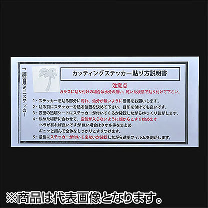 パームス(PALMS) ボートディキャル（切り文字ステッカー） シルバー