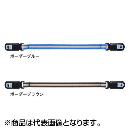パームス(PALMS) ストレッチベルト＆ワンタッチバックル パームスキャップストラップ ボーダーブルー