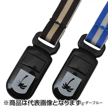 パームス(PALMS) ストレッチベルト＆ワンタッチバックル パームスキャップストラップ ボーダーブルー
