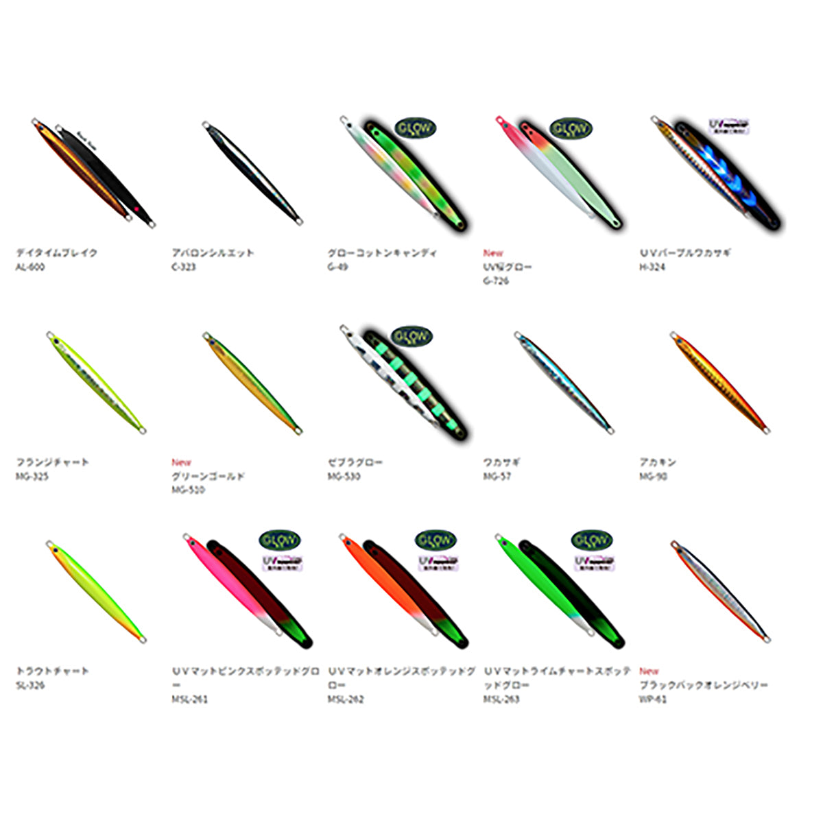 パームス(PALMS) スローブラットキャストロング・レイクショアスロー 73mm 10g MG-510 グリーンゴールド SCLL-10