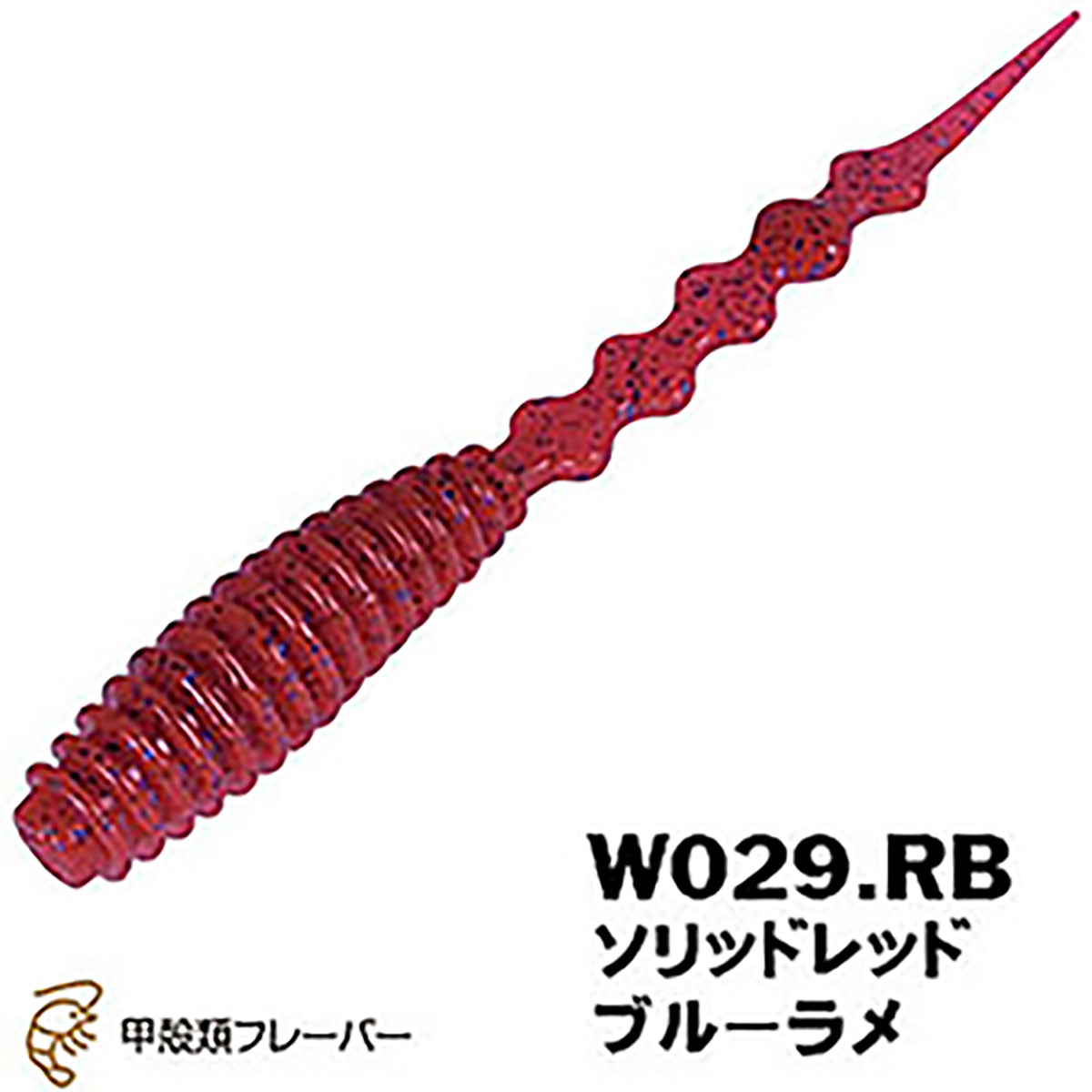 ゼスタ(XESTA) ビロードスター 4.5inch W029 ソリッドレッドブルーラメ