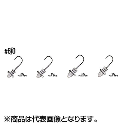 XESTA(ゼスタ) バレットリブヘッド マグナム#6/0 56g 2コ入