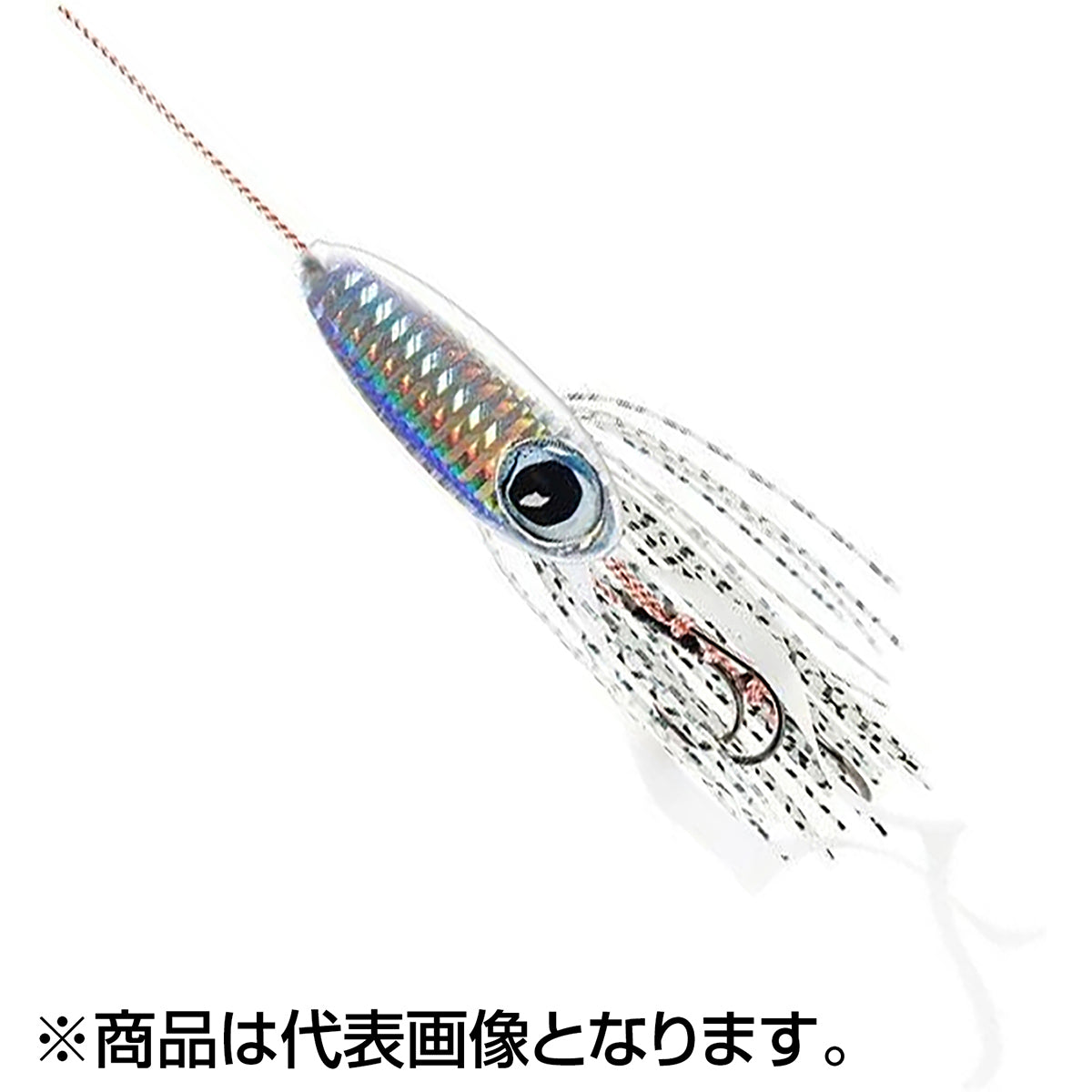 リアルフィッシャー(REAL FISHER) 烏賊ラバ 150g #01 フルシルバー