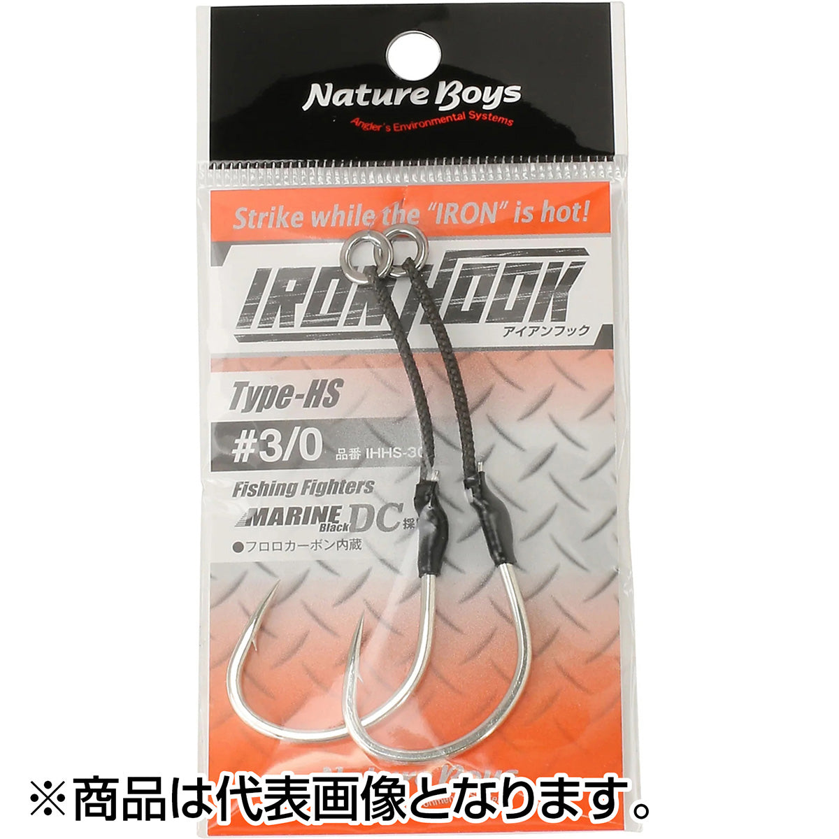ネイチャーボーイズ(Nature Boys) アイアンフック太軸 TypeHS #3/0 NBHK-IHHS-30