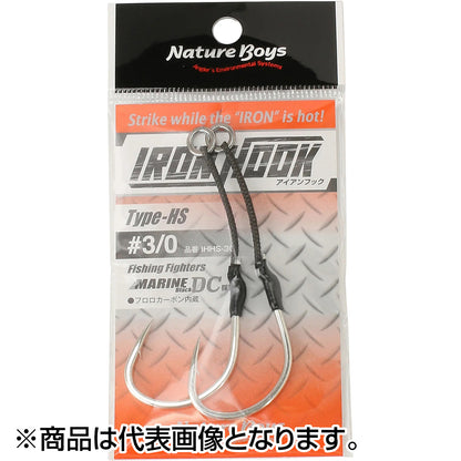 ネイチャーボーイズ(Nature Boys) アイアンフック太軸 TypeHS #3/0 NBHK-IHHS-30