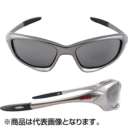 ラパラ(Rapala) サイトギア SCシリーズ フレーム：シャイニーシルバー×ブラックラバー レンズ：スモーククロームミラー RSG-SC73CE