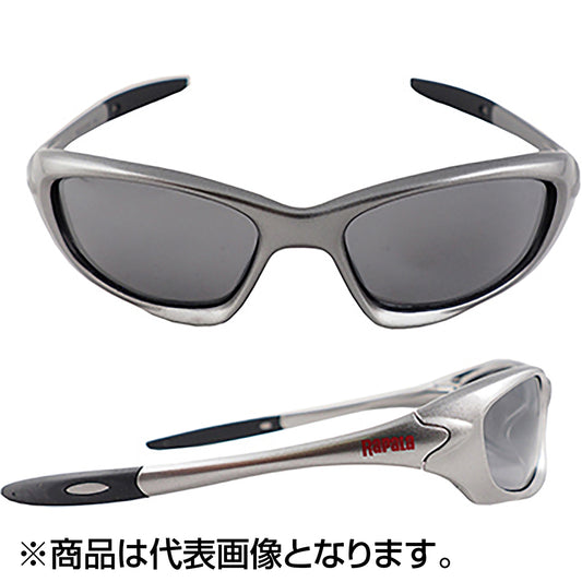 ラパラ(Rapala) サイトギア SCシリーズ フレーム：シャイニーシルバー×ブラックラバー レンズ：スモーククロームミラー RSG-SC73CE