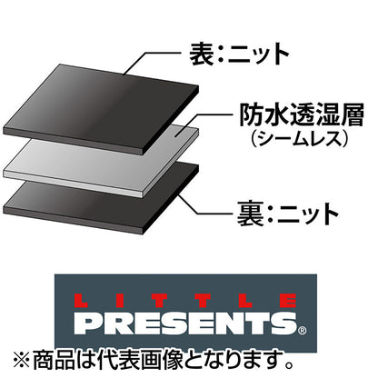 リトルプレゼンツ(LITTLE PRESENTS) 透湿防水ニットソックス L ブルー AC-127