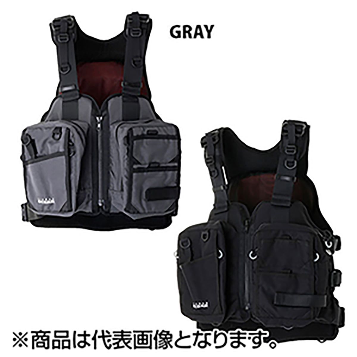 LITTLE PRESENTS(リトルプレゼンツ) PF-07 オーシャン FG ベスト フリー グレイ(GRY)