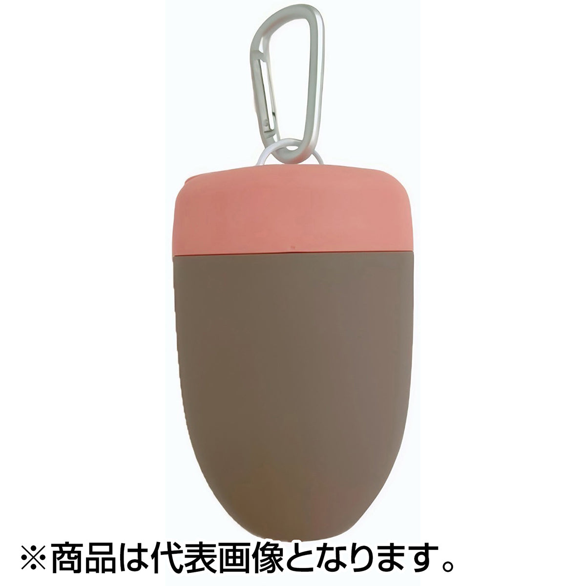 リョウケ 携帯できるあーむん トラッシュポーチ ピンクココア