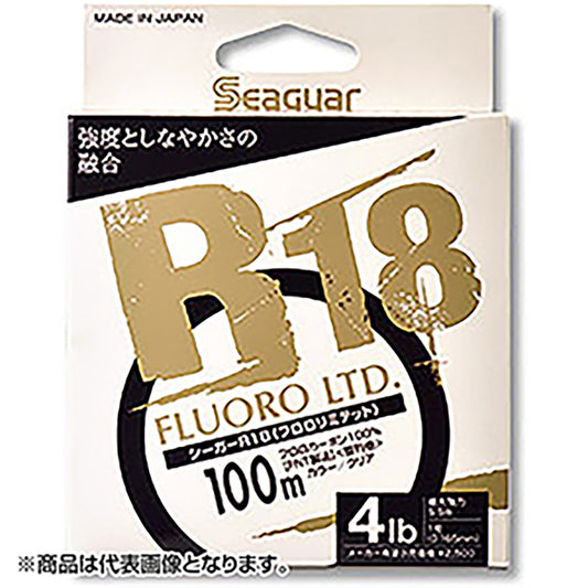 クレハ シーガー R18 フロロリミテッド 100m巻 3.5号 14lb. クリア [フロロカーボン]