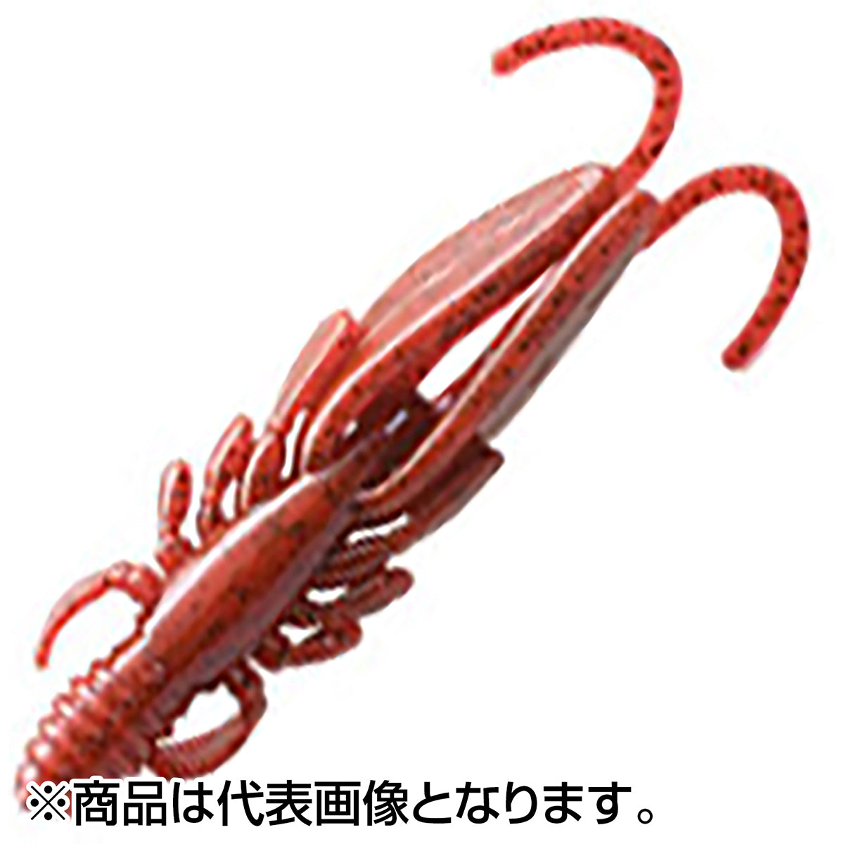 エコギア(ECOGEAR) バグアンツ 3インチ/82mm #069 ブラッディーレッドブラックフレーク