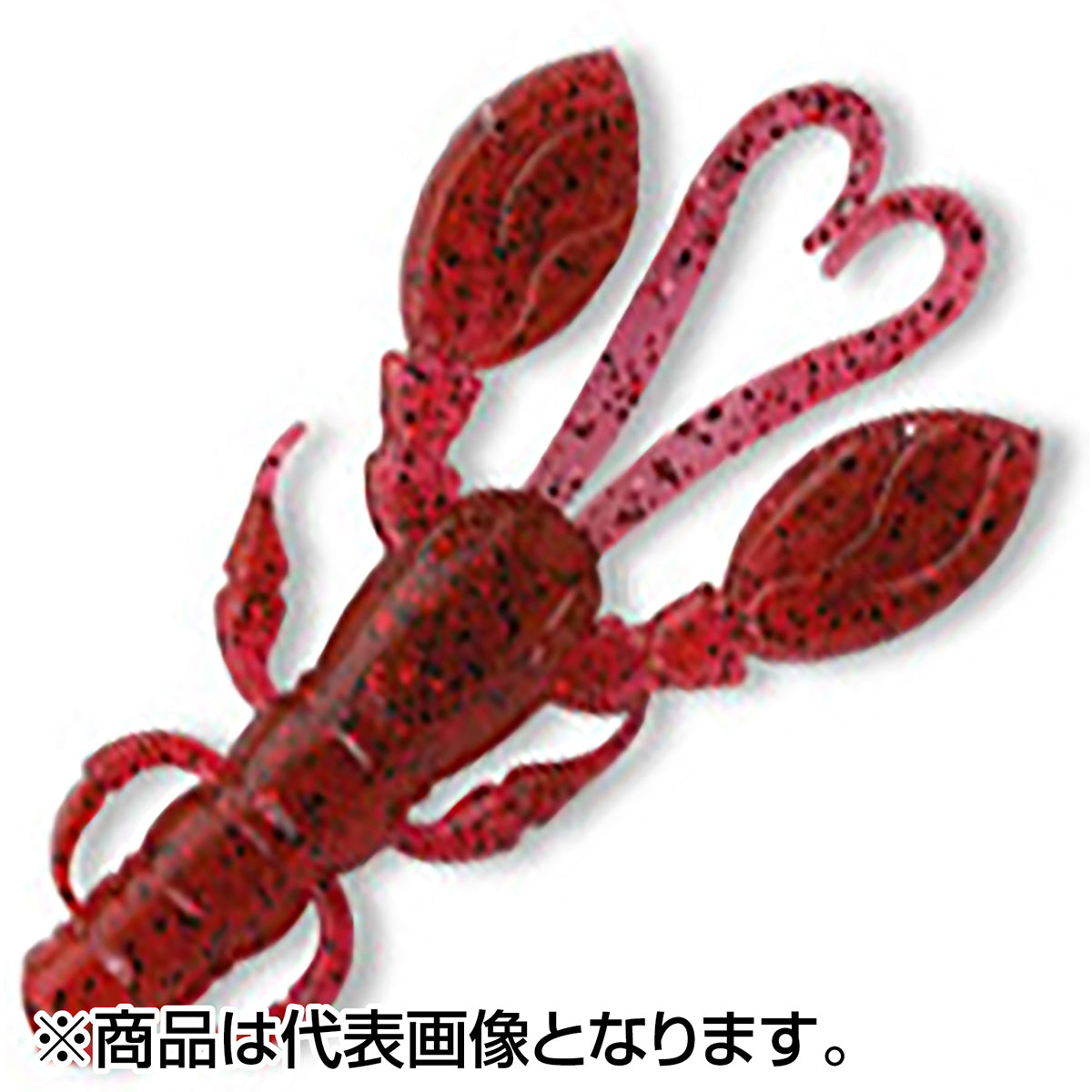 エコギア(ECOGEAR) カサゴ職人 ロッククロー 2インチ/65mm #111 クリアGlt./レッド スモールブラック+レッドGlt.バック