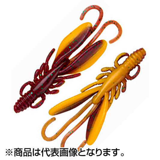 エコギア(ECOGEAR) チヌ職人 バグアンツ 2インチ/60mm #342 ミッドナイトインパクトUV（夜光）
