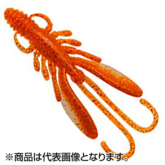 エコギア(ECOgEAR) バグアンツ 3インチ/82mm #384 ホットオレンジフラッシュ