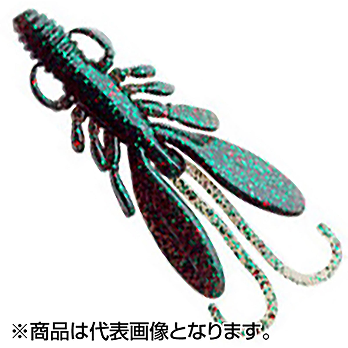 エコギア(ECOgEAR) バグアンツ 2インチ/60mm #410 グリーングロスオイル