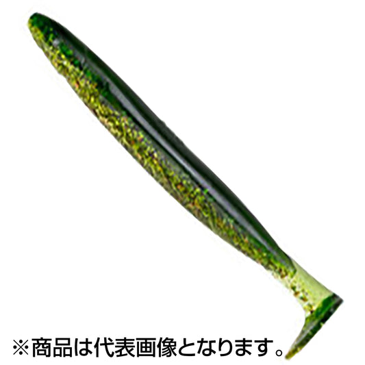 エコギア(ECOGEAR) パワーシャッド 4インチ/100mm #413 艶色グリーンゴールド
