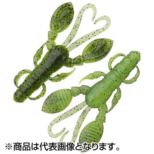 エコギア(ECOGEAR) ロッククロー 2インチ/65mm #434 アボガドチャートハーフフロート