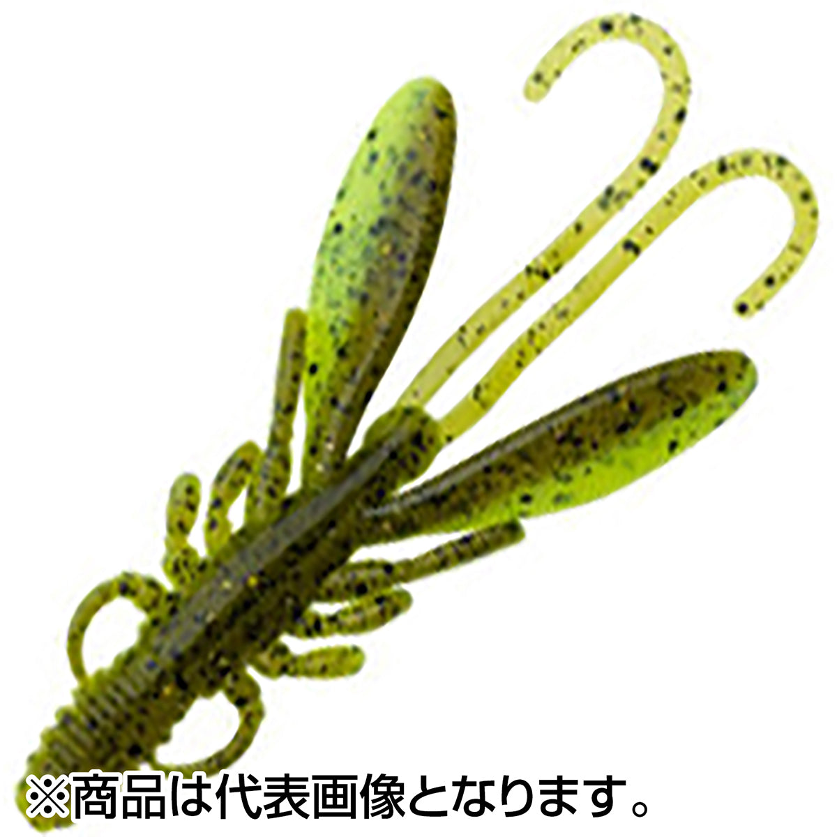 エコギア(ECOGEAR) バグアンツ 3インチ/82mm #549 マットグリパンチャート