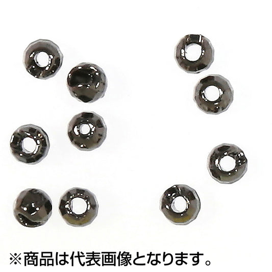 ティムコ(TIEMCO) タングステンビーズプラス XS 2.5mm ガンブラック(ミラーボールカット)