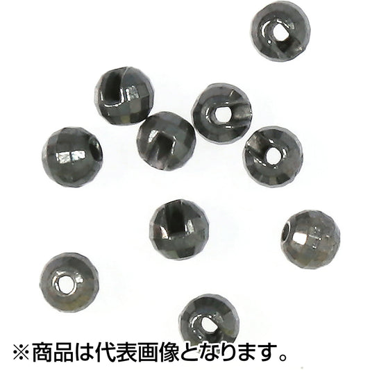 ティムコ(TIEMCO) タングステンビーズプラス M 3.5mm ガンブラック(ミラーボールカット)