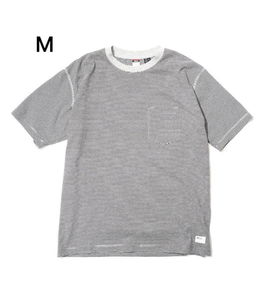 NANGA MULTI BORDER TEE GRY × BLK M