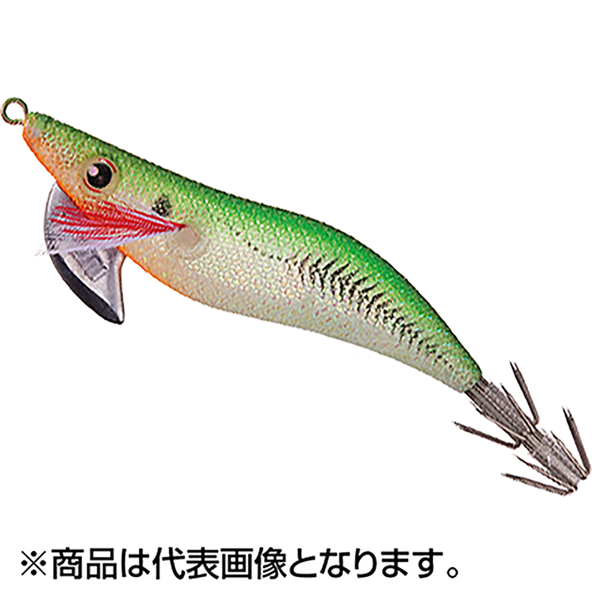 デュエル(DUEL) アオリーQ RS 1.8号 6g #9 スケルトン夜光グリーンアジ A1605-SLMA