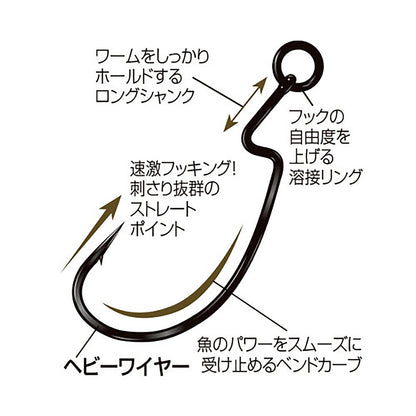 ジャングルジム(JungleGym) ダンプロッカーリング #2/0 ブラック J405