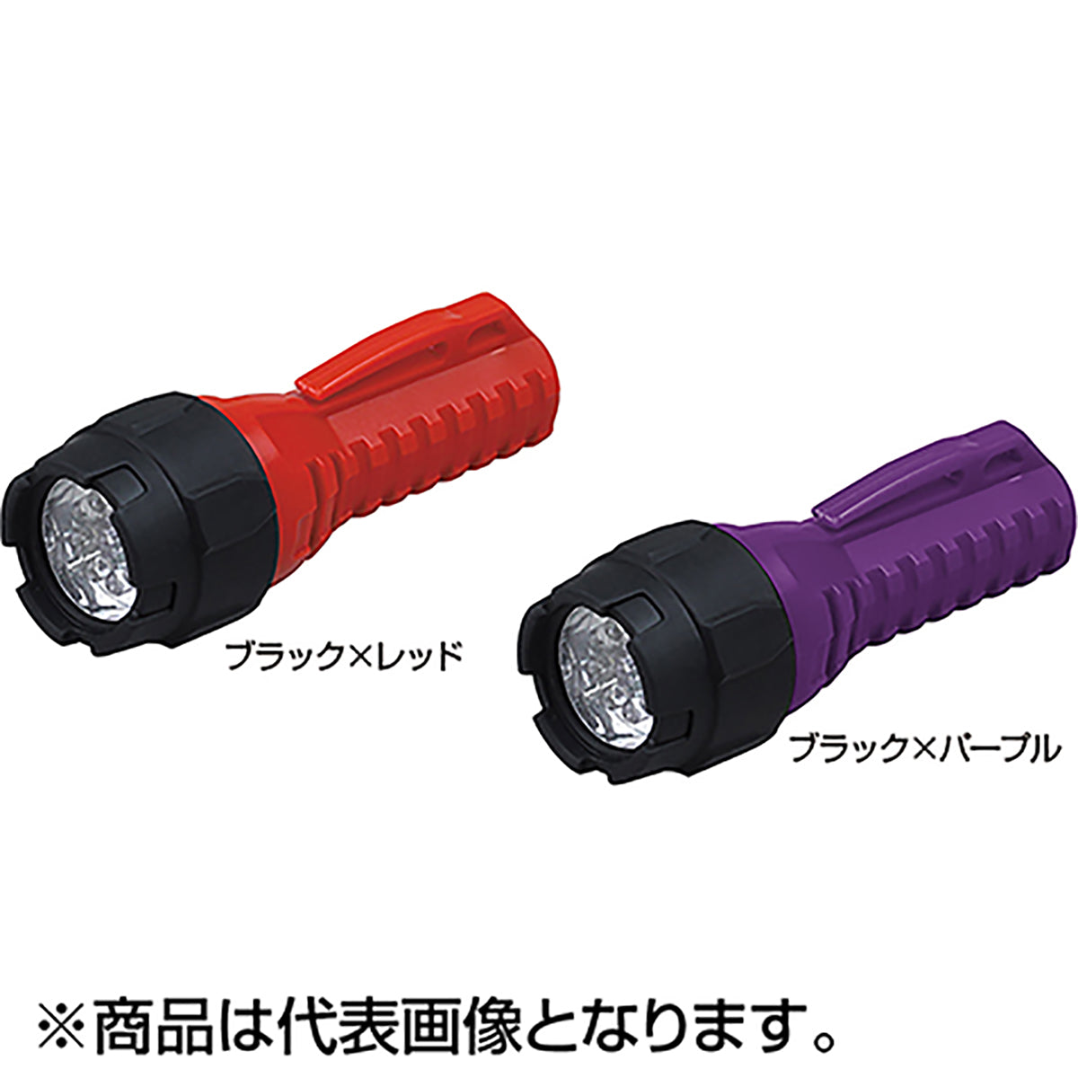 大阪漁具(OGK) LEDハンディライト910 ブラック×レッド OG910KR