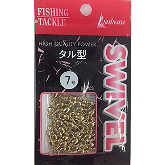 イシナダ釣工業 タル型サルカン 7号 ミガキ