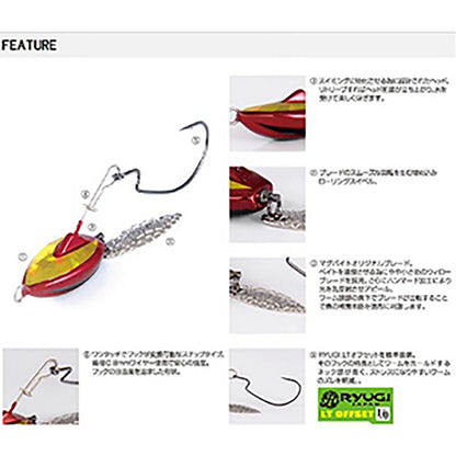 マグバイト(MAGBITE) バサロ 14g ブラックグロー