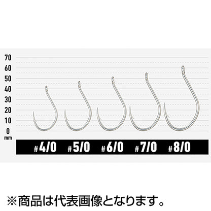 ヴァンフック(VANFOOK) ジゲングリッピー #6/0 シルバー JH-40