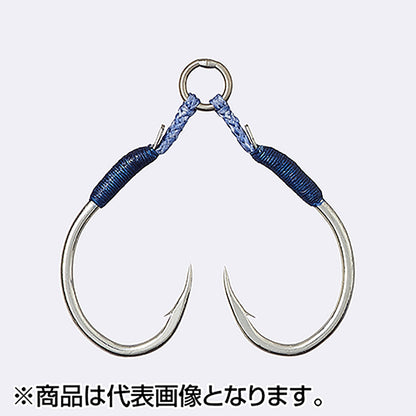 ヴァンフック(VANFOOK) マイクロジグアシスト ツイン 0.5cm #3 シルバー MJ-01